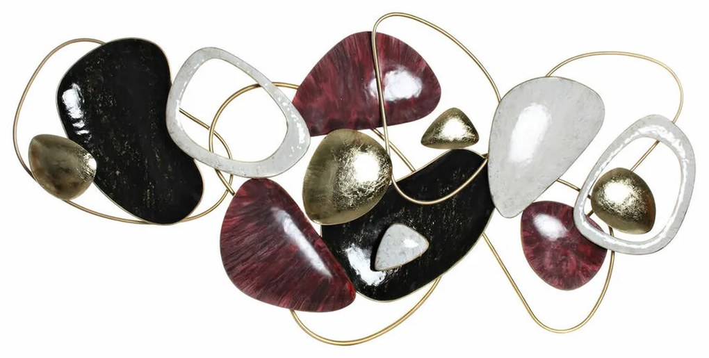 Διακόσμηση τοίχων DKD Home Decor Μέταλλο Αφηρημένο (180 x 9.5 x 87 cm)