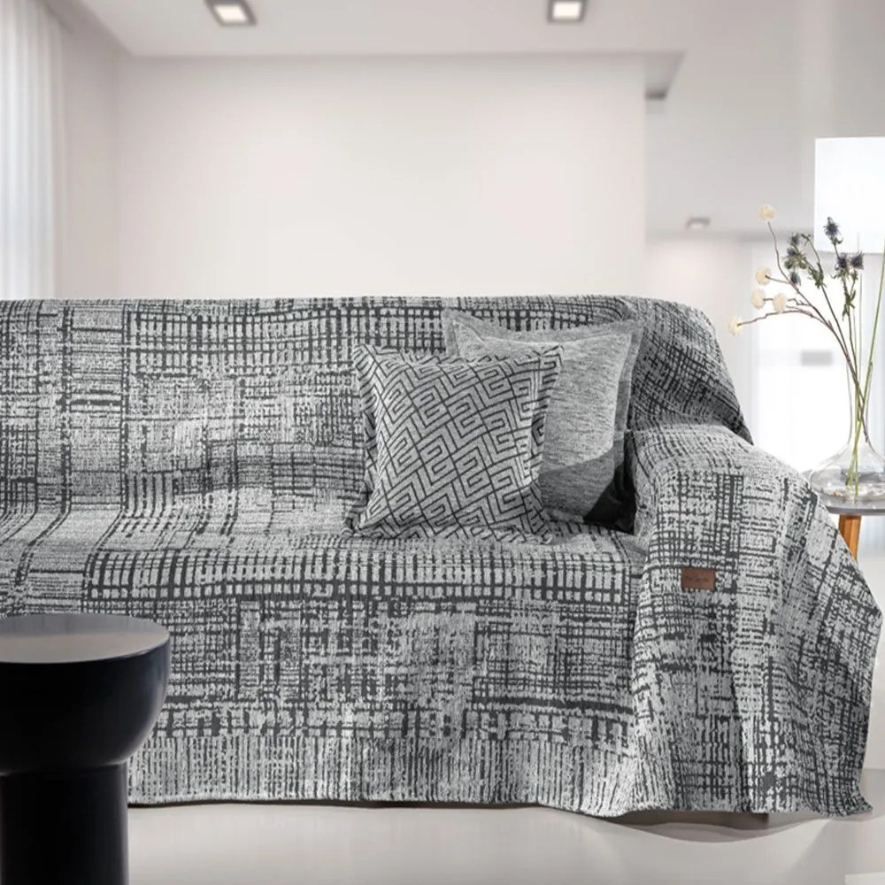 Ριχτάρι Melbourne Silver Guy Laroche Διθέσιο 180x250cm Cotton-Acrylic