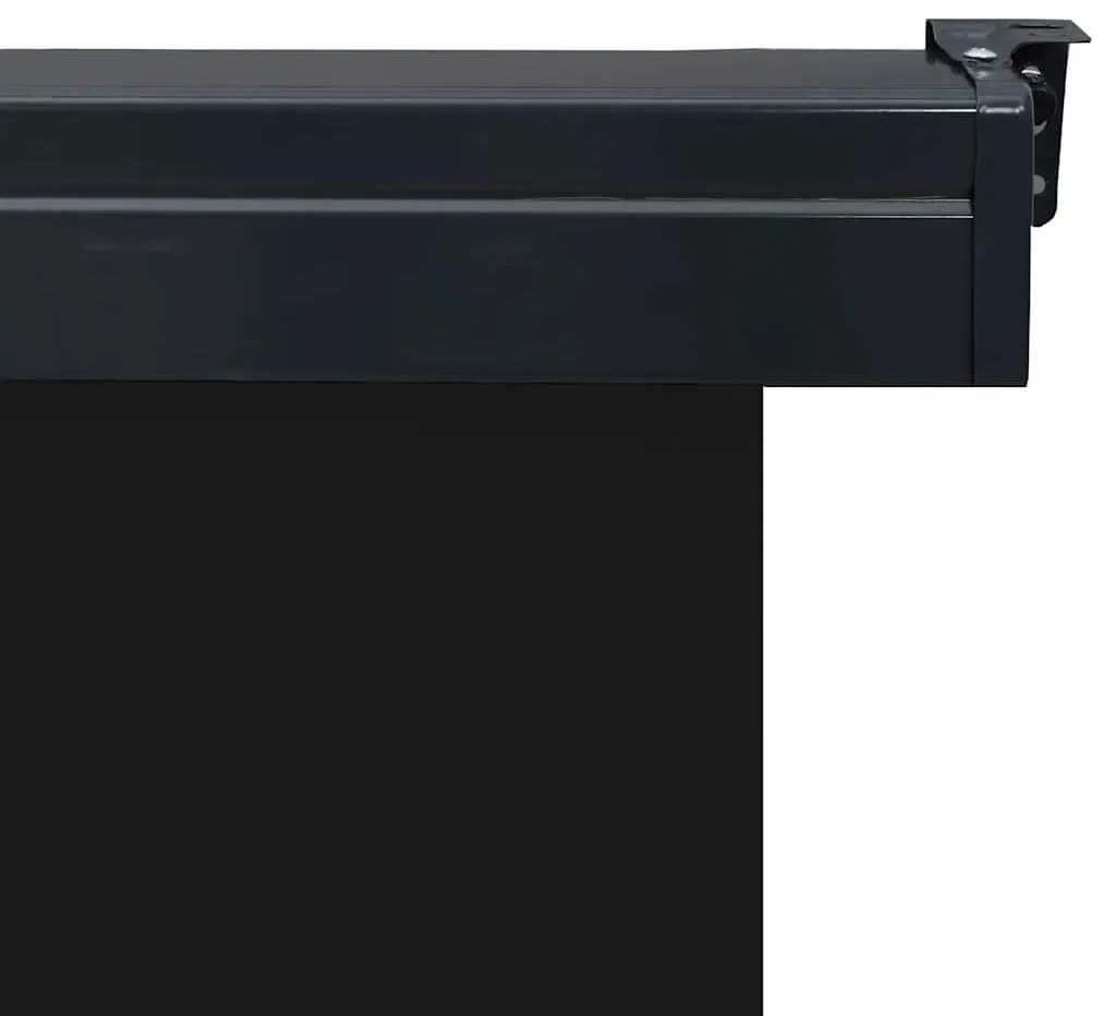 vidaXL Σκίαστρο Βεράντας Πλαϊνό Μαύρο 165 x 250 εκ.