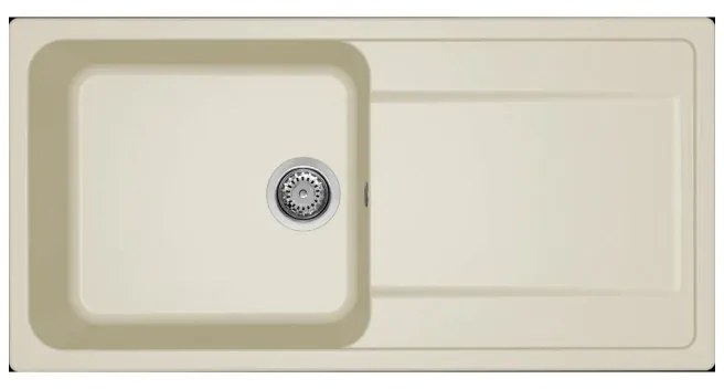 Νεροχύτης κουζίνας LIFE 480 Bianco Antico 62 ELLECI 100x50cm