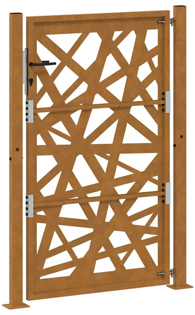 Πύλη κήπου 105x155 cm από καιρικό χάλυβα Light Design - Καφέ