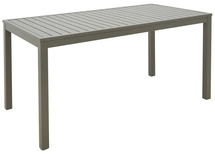 Τραπέζι Kliton pakoworld αλουμίνιο σε σαμπανιζέ απόχρωση 150x80x74εκ