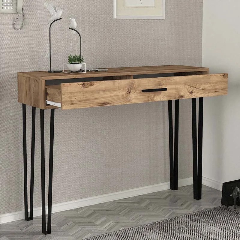 ΚΟΝΣΟΛΑ ROCHEL MEGAPAP ΧΡΩΜΑ ATLANTIC PINE 120X35X89,8ΕΚ.