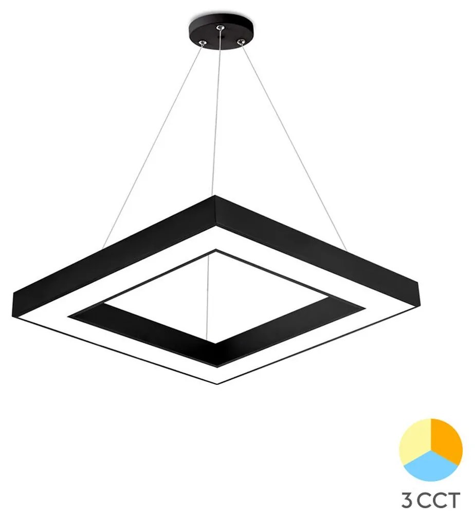 Φωτιστικό Κρεμαστό Braytron BH16-07181 Μαύρο Ματ (Black Mat) CCT3