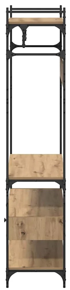 vidaXL Ντουλάπι artisan δρυς 89 x 39 x 184.5 εκ. Επεξεργασμένο ξύλο