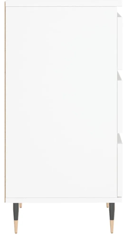 vidaXL Συρταριέρα Λευκή 40 x 35 x 70 εκ. από Επεξεργασμένο Ξύλο