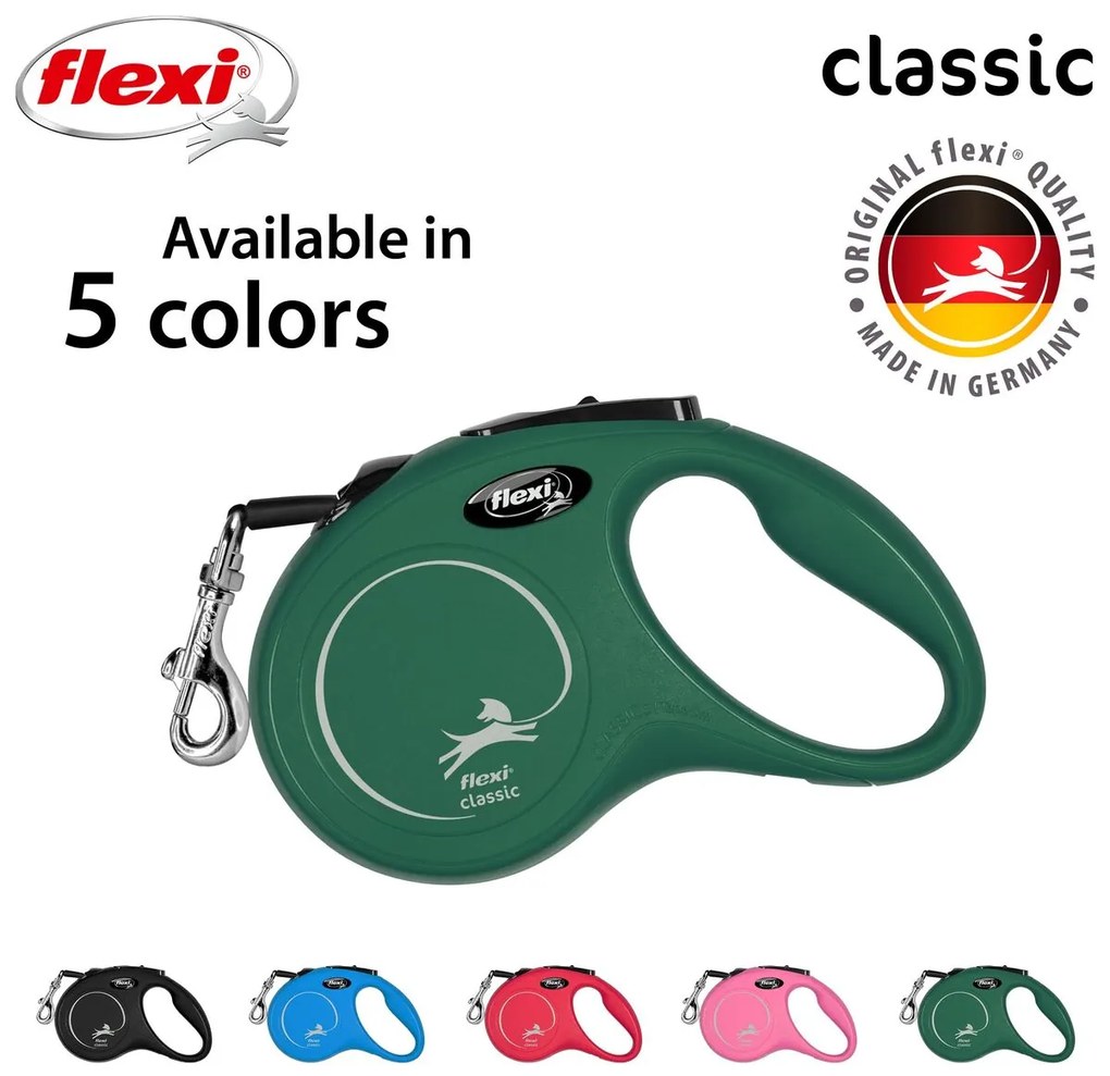 Λουρί Σκύλου Flexi Πράσινο S