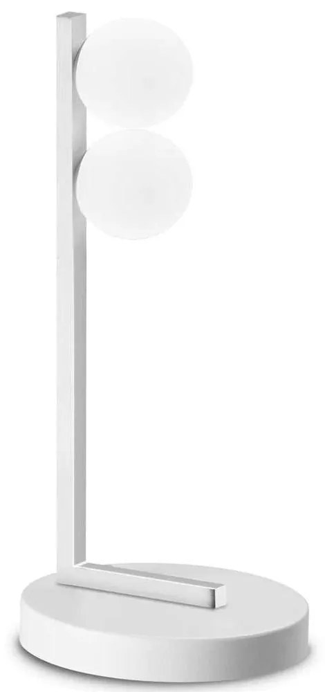 Φωτιστικό Επιτραπέζιο Ping Pong 328294 15x15x35cm Led 500lm 6W 3000K White Ideal Lux