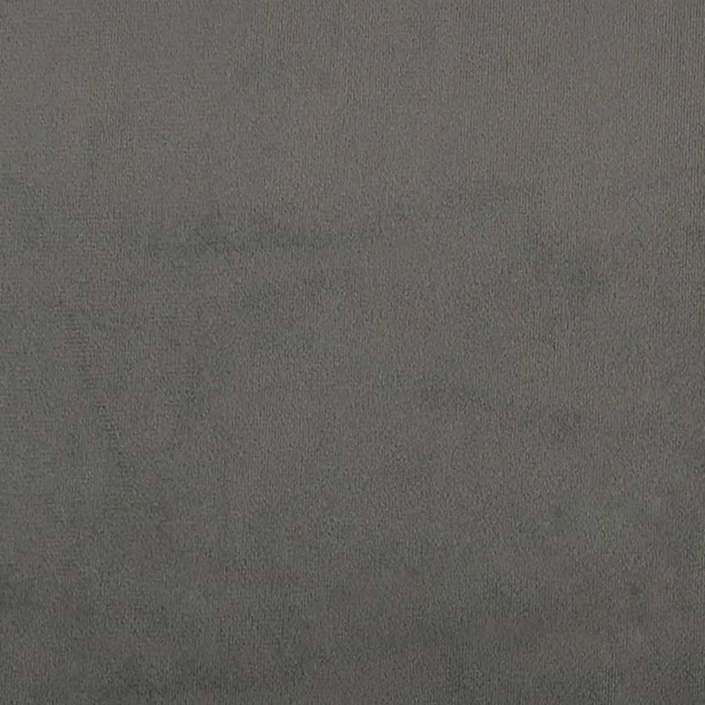 vidaXL Κεφαλάρια Κρεβατιού 2 τεμ. Σκ. Γκρι 80x7x78/88 εκ. Βελούδινο