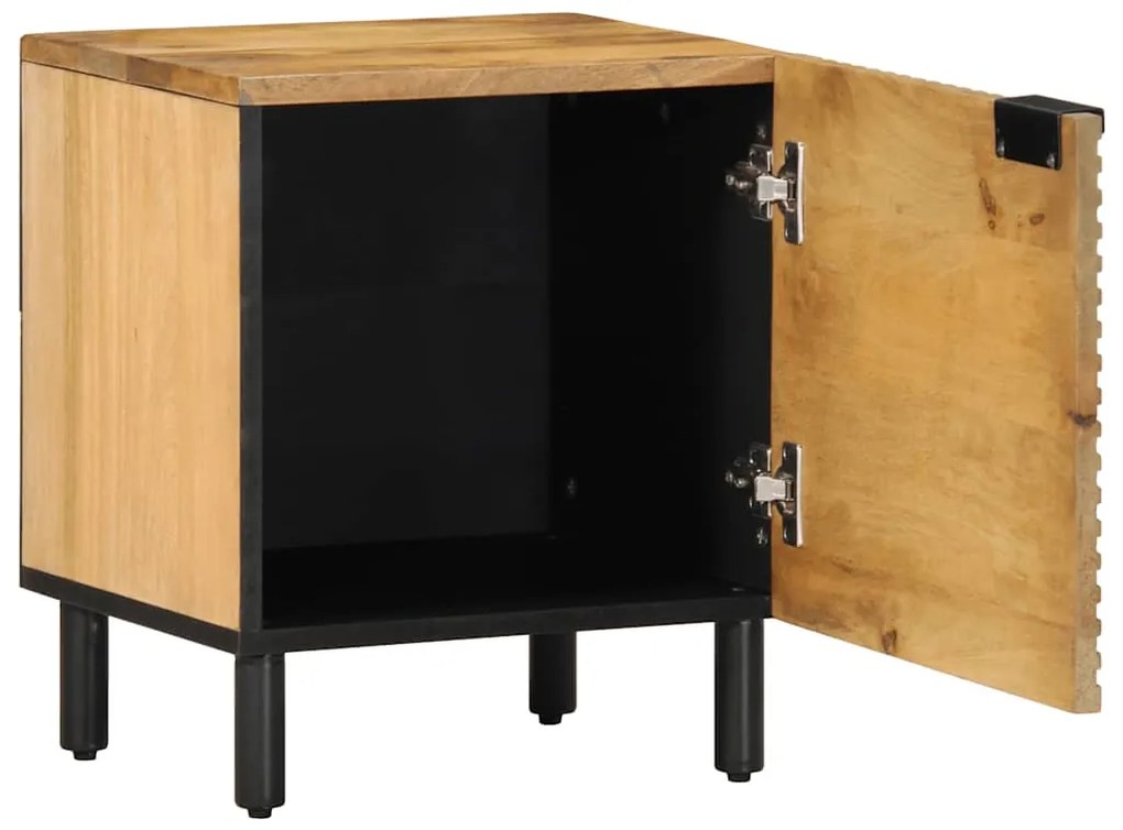 vidaXL Κομοδίνα 2 τεμάχια καφέ 40x33x46 cm από μασίφ ξύλο Mango