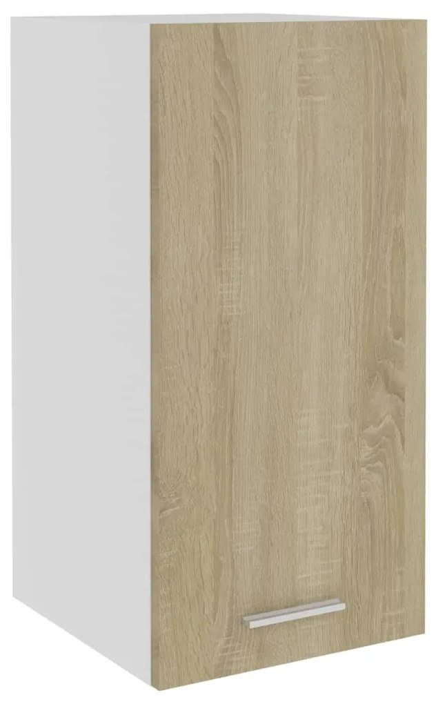 vidaXL Ντουλάπι Κρεμαστό Sonoma Δρυς 29,5x31x60 εκ. από Μοριοσανίδα
