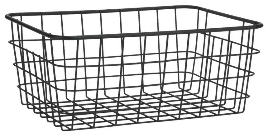 Καλάθι Οργάνωσης Κουζίνας 01-26721 28x22x12,5cm Black Estia Μέταλλο