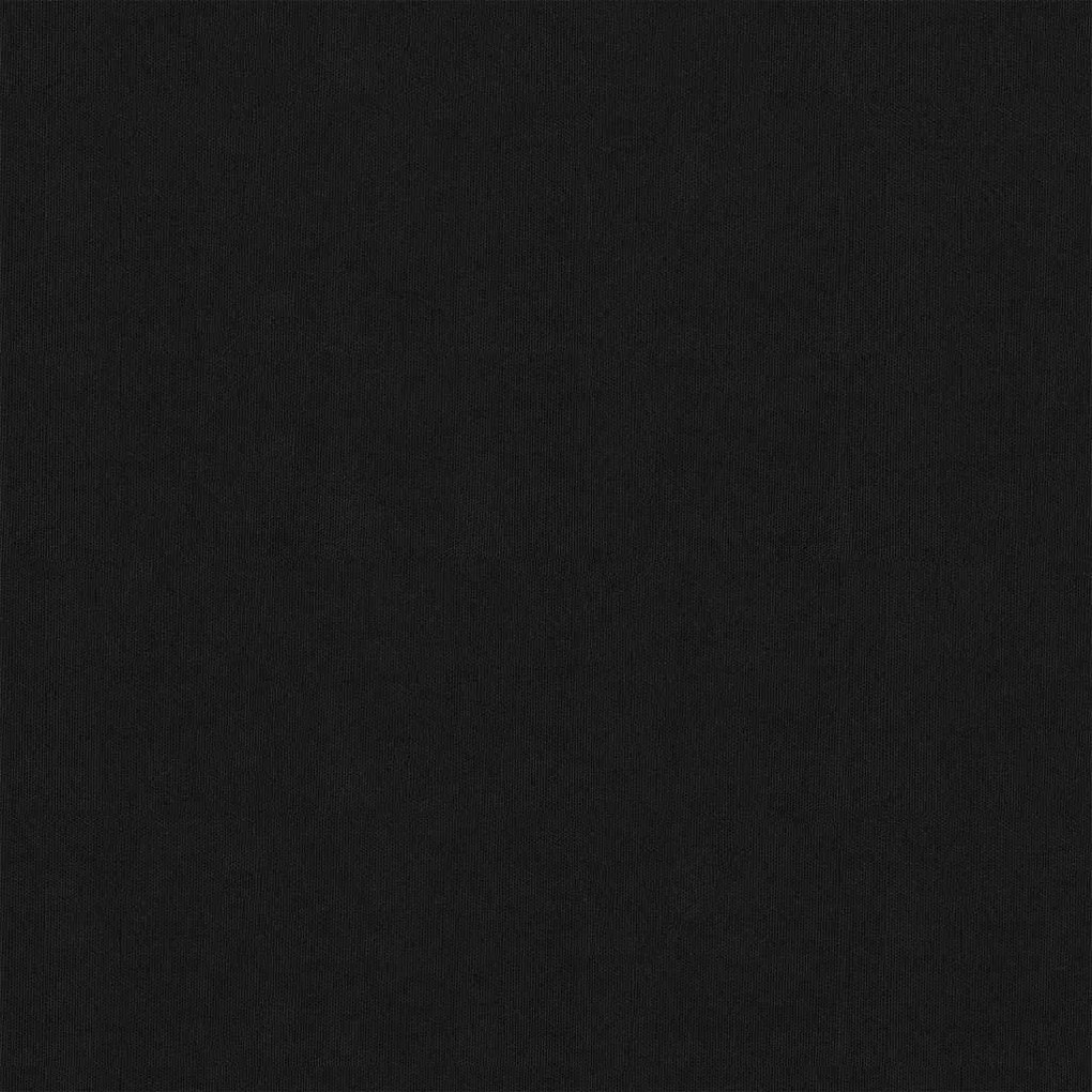 Διαχωριστικό Βεράντας Μαύρο 120 x 600 εκ. Ύφασμα Oxford - Μαύρο
