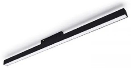 Φωτιστικό Μαγνητικής Ράγας LED 20W Γραμμικό 3000K 60cm Interlight -21358-Μαύρο 21358