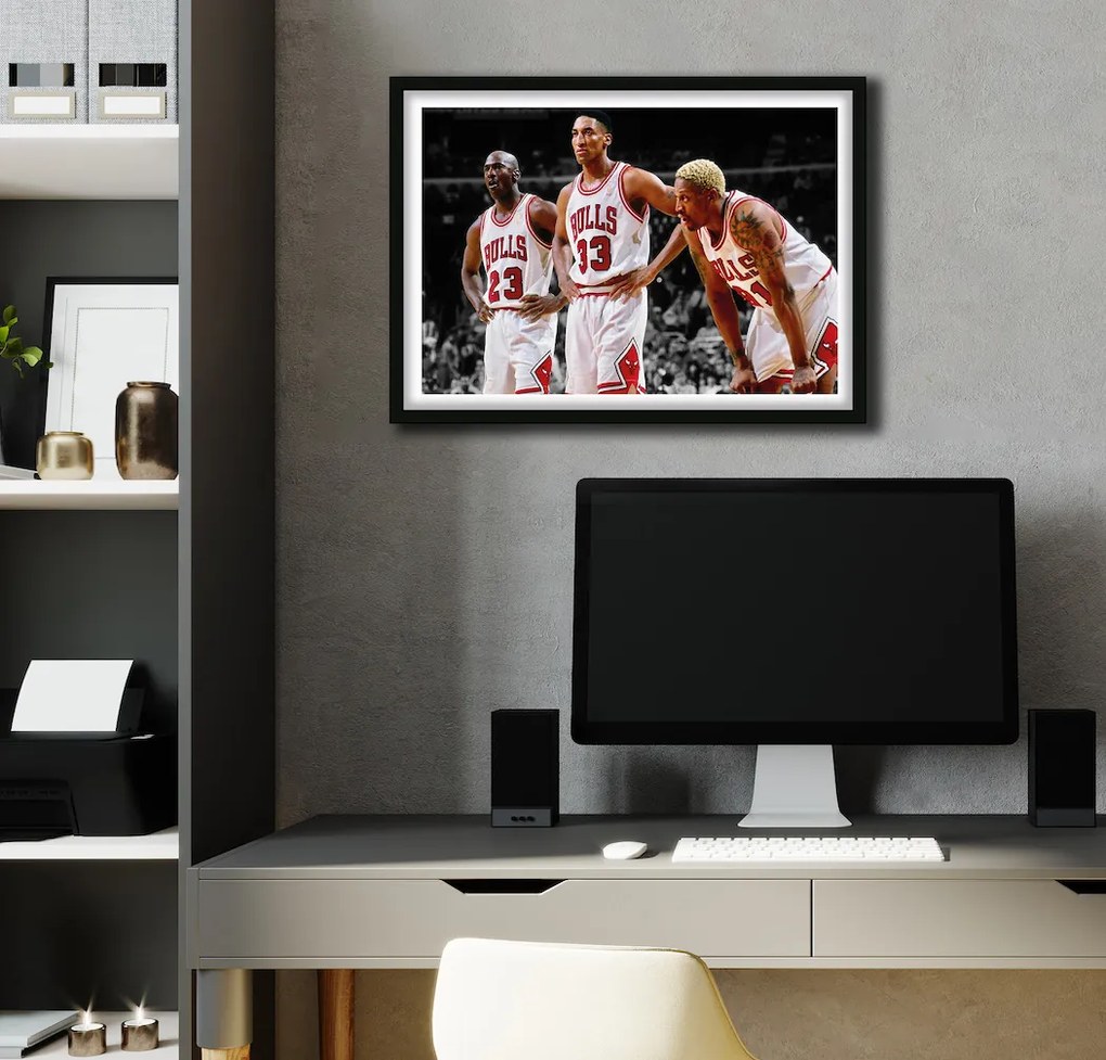 Πόστερ &amp; Κάδρο Jordan Pippen Rodman SNK215 21x30cm Εκτύπωση Πόστερ (χωρίς κάδρο)