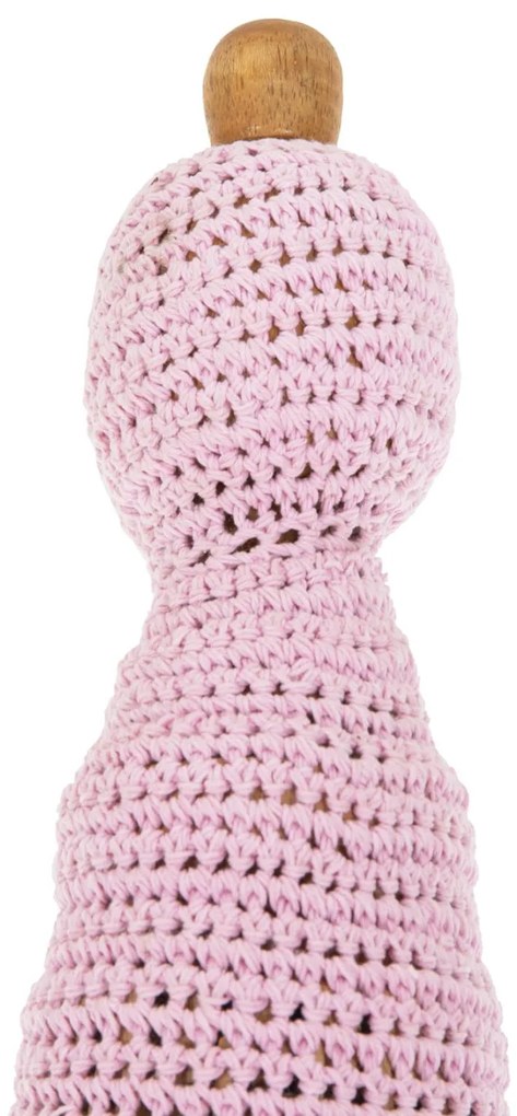 ΟΜΠΡΕΛΑ ΜΠΑΛΙΝΕΖΙΚΗ ΜΑΚΡΑΜΕ ΡΟΖ ΞΥΛO TEAK Φ200X250εκ.