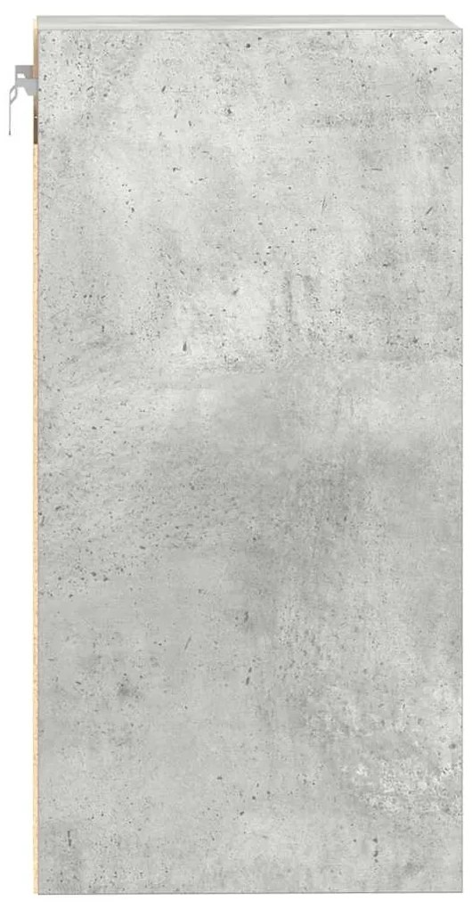 vidaXL κρεμαστό ντουλάπι Riga μπετόν γκρι 30x29,5x60 cm