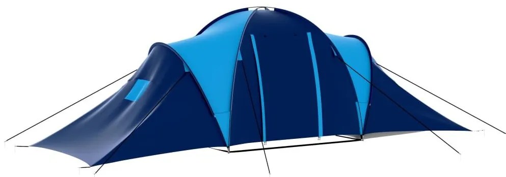 Σκηνή Camping 9 Ατόμων Σκούρο Μπλε / Μπλε Υφασμάτινη - Μπλε