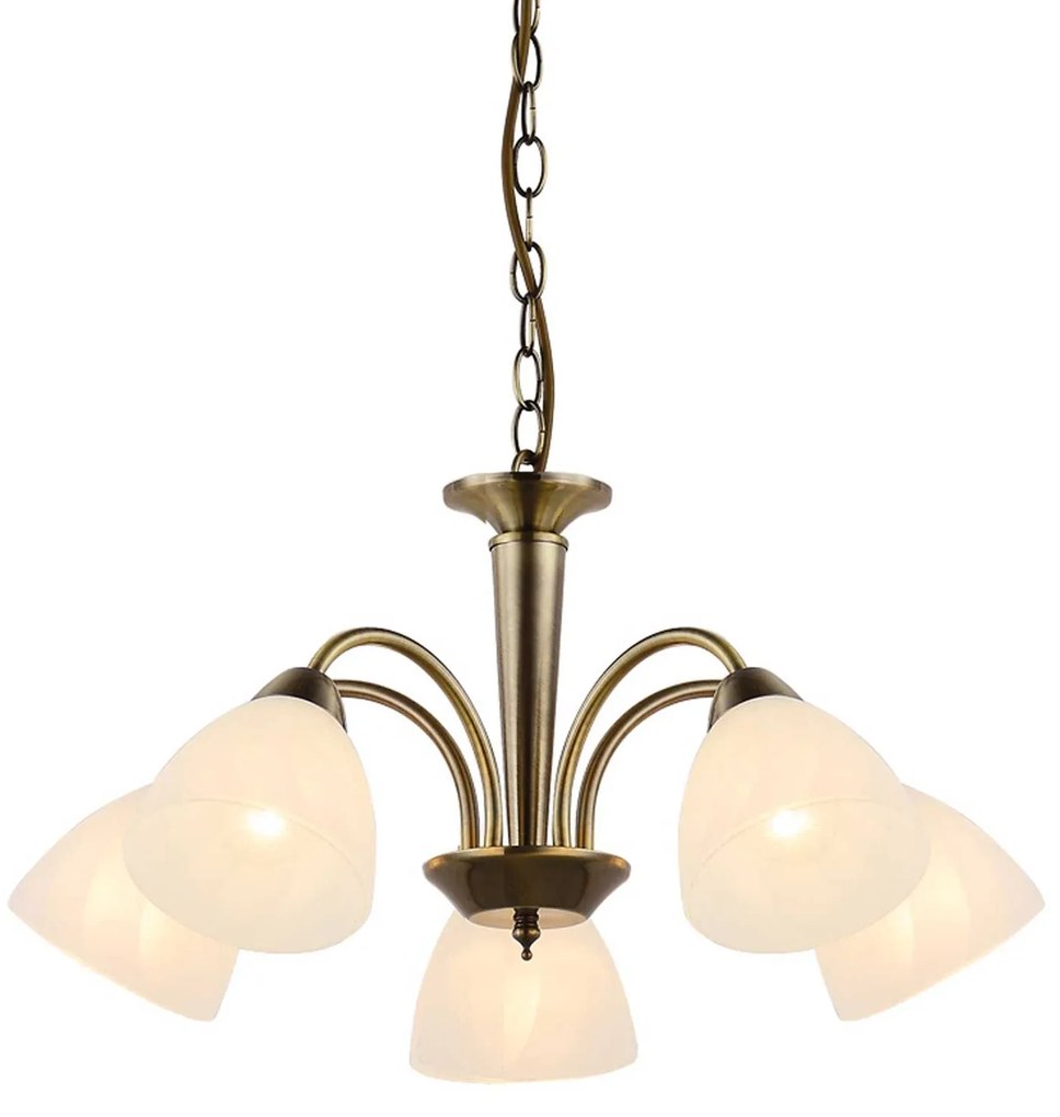 Φωτιστικό Οροφής Elegant &amp; Primary DLX7395BR Bronze Metal, Glass
