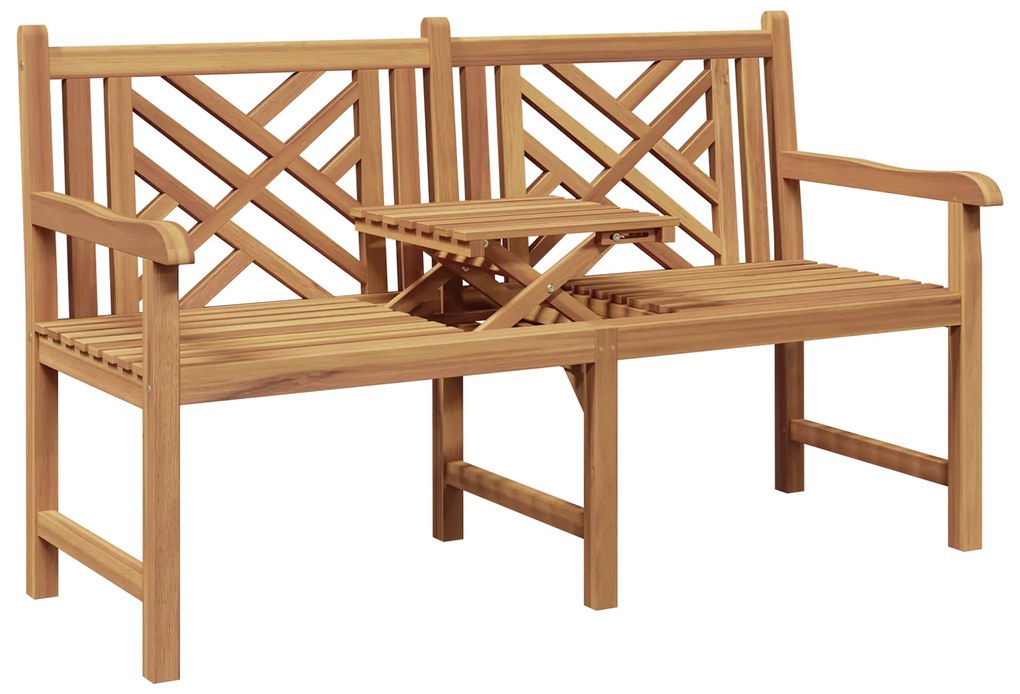 vidaXL παγκάκι Άλλο Καστανό 150 x 60 x 90 εκ Μασίφ ξύλο teak