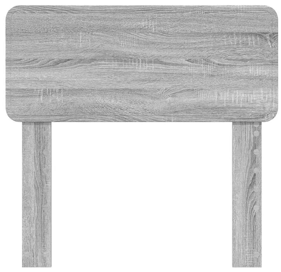 vidaXL Κεφαλάρι με κεφαλάρι Γκρίζο Σονομα 100 cm Επεξεργασμένο ξύλο