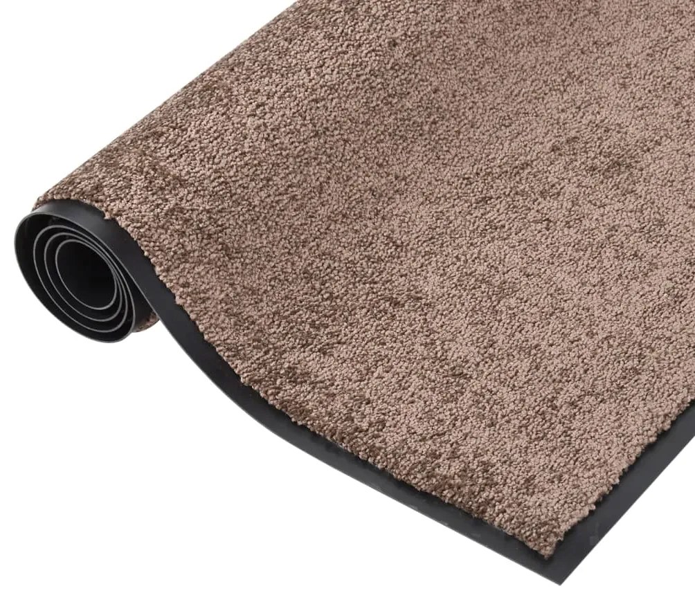 vidaXL Πατάκι Εισόδου Καφέ 80 x 120 εκ.