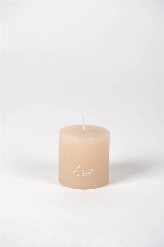 Cylindrical Candle RASTELI Ø5x5cm ρουστίκ - Luz your senses 400.53-53