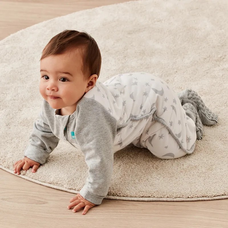 Υπνόσακος με πόδια LoveToDream Sleep Suit Organic Cotton 2.5tog White 24-36 μηνών