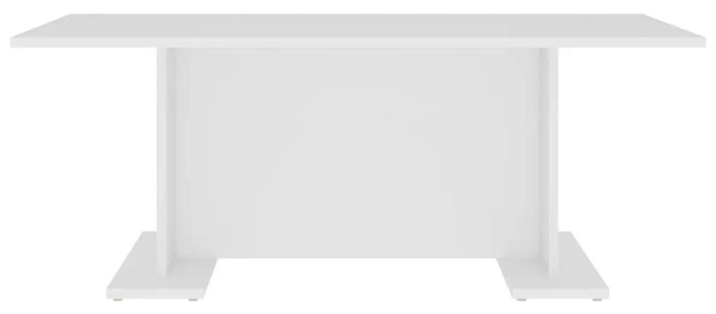 Τραπεζάκι Σαλονιού Λευκό 103,5 x 60 x 40 εκ. από Μοριοσανίδα - Λευκό