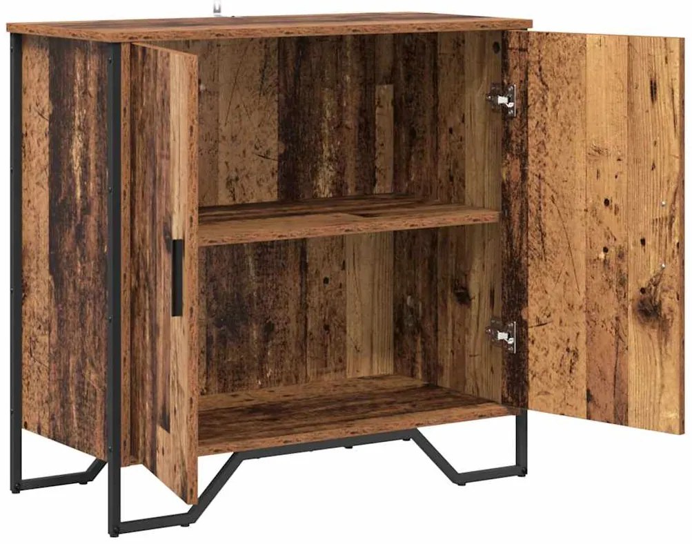 vidaXL Πλαϊνό γραφείο Καφέ 78 x 35.5 x 74.5 εκ. Επεξεργασμένο ξύλο