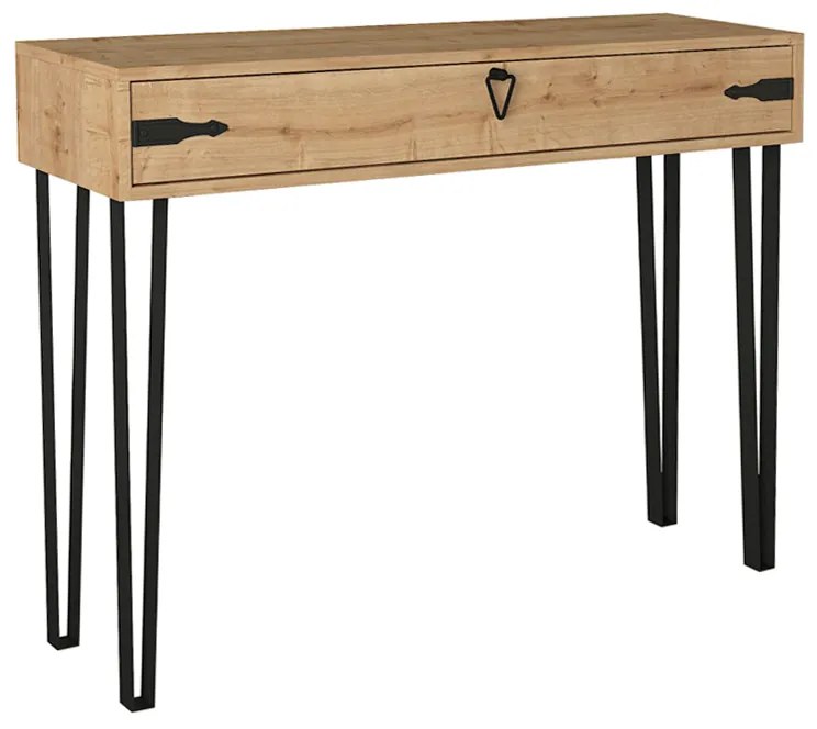 ΚΟΝΣΟΛΑ CENOVA MEGAPAP ΧΡΩΜΑ SAPPHIRE OAK 120X35X89,8ΕΚ.