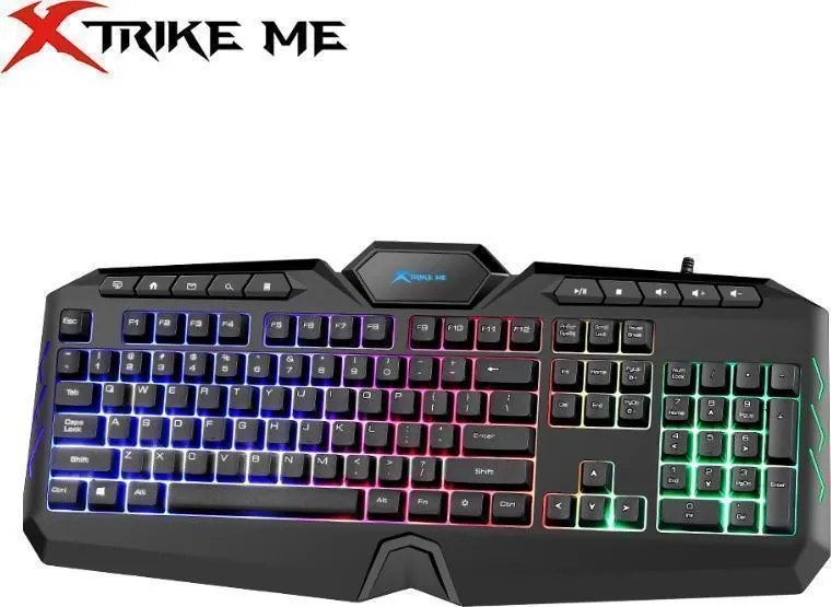 Xtrike Me Gaming Πληκτρολόγιο με φωτιζόμενα πλήκτρα KB-509