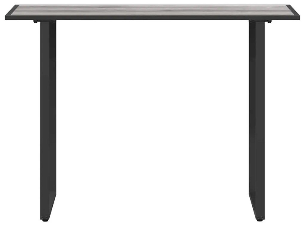 vidaXL Τραπέζι Κήπου Γκρι 100 x 55 x 70 εκ. Χάλυβας και DPC