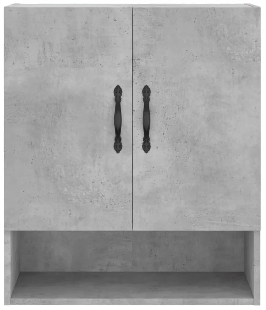 vidaXL Ντουλάπι Τοίχου Γκρι Σκυρ. 60x31x70 εκ. Επεξεργασμένο Ξύλο