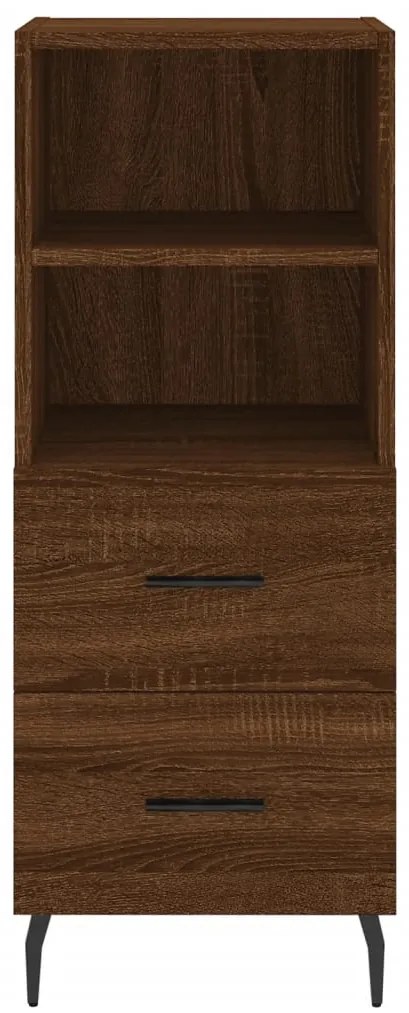 vidaXL Ντουλάπι Καφέ Δρυς 34,5 x 34 x 90 εκ. Επεξεργασμένο Ξύλο