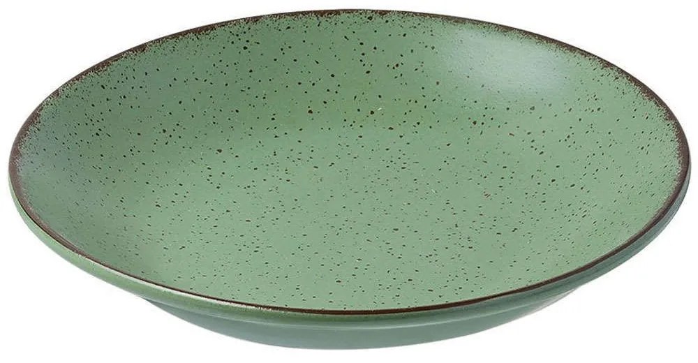 Πιάτο Βαθύ Terra 07-15527 23cm Green Estia Porcelain