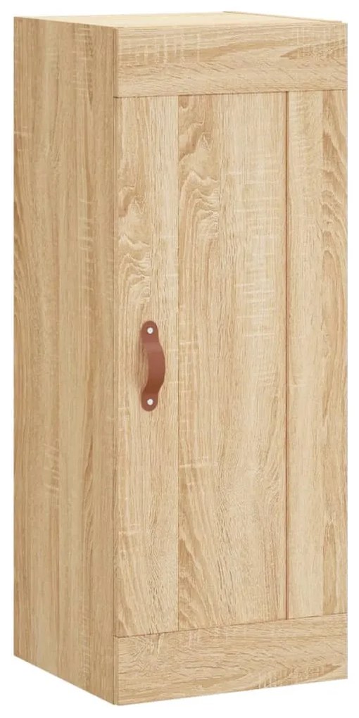 vidaXL Μπουφές Sonoma δρυς 34,5 x 34 x 180 εκ. από Επεξεργασμένο Ξύλο