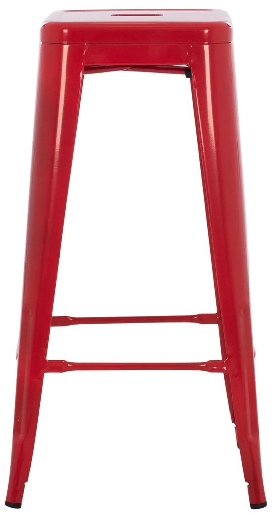 ΣΚΑΜΠΟ ΜΠΑΡ ΜΕΤΑΛΛΙΚΟ MELITA-PRO HM8642.44 ΣΕ ΚΟΚΚΙΝΟ 43x43x78Υεκ. (1 Τεμμάχια)
