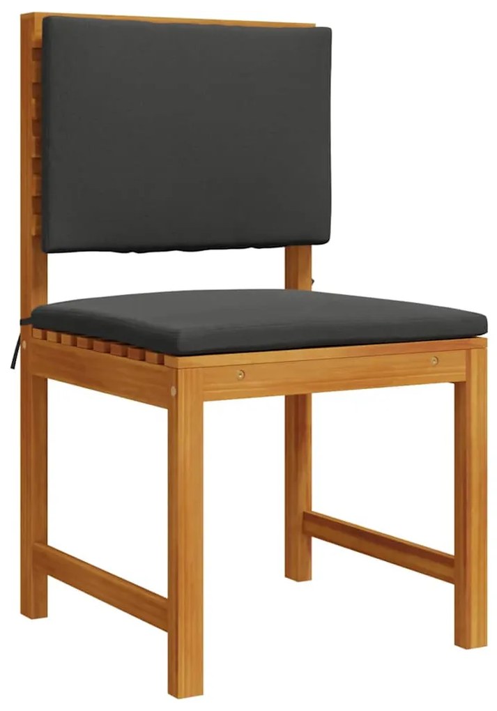 vidaXL Σετ Μπιστρό Κήπου 3 pcs Καφέ Στερεό Ξύλο Ακακίας