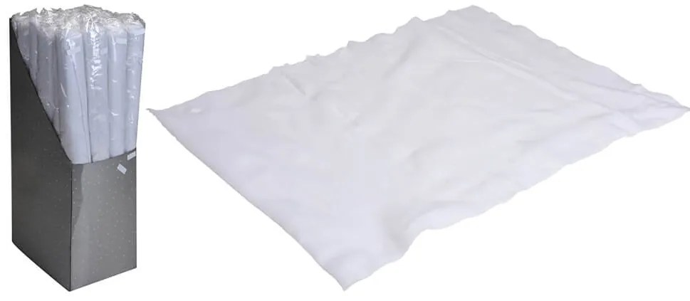 Διακοσμητική κουβέρτα χιονιού με διαστάσεις 91x274cm, Λευκό