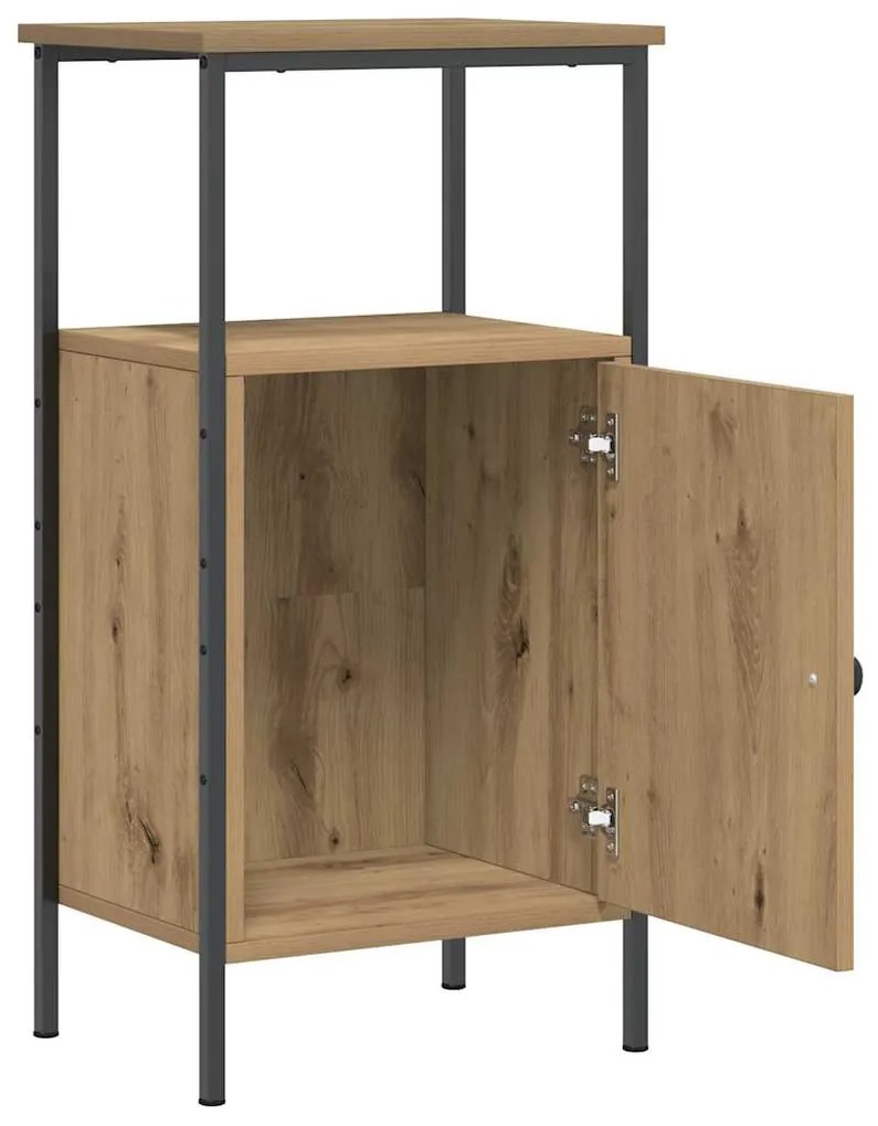 vidaXL Κομοδίνα 2 τεμάχια Artisan Oak 41x31x80 cm Κατασκευασμένο ξύλο
