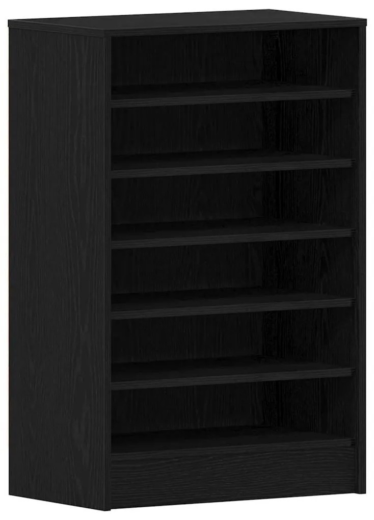 vidaXL Ντουλάπα Παπουτσιών Μαύρο Δρύς 60x35x92 εκ Επεξεργασμένο Ξύλο