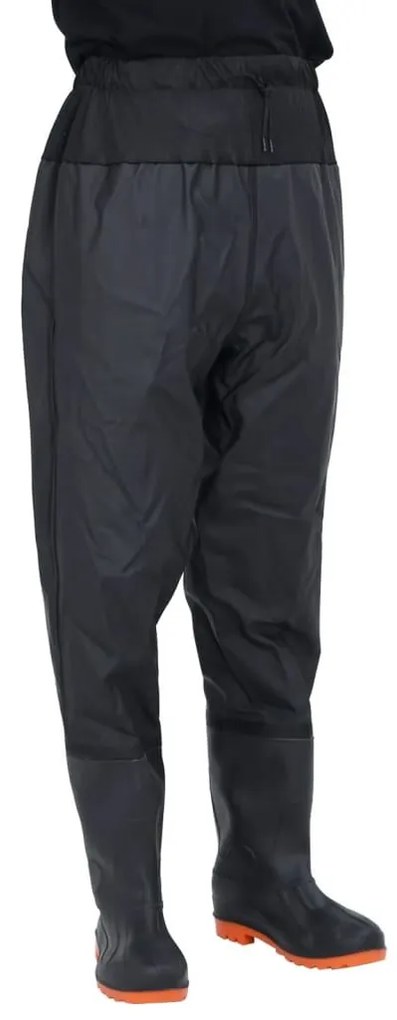 WAIST WADERS ΜΕ ΜΠΟΤΕΣ ΜΑΥΡΟ ΜΕΓΕΘΟΣ 45 4017024