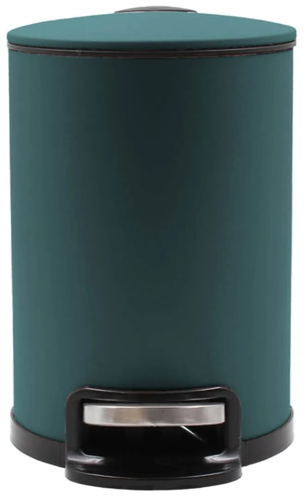 Kαλάθι απορριμμάτων Metaline Douceur d'intérieur με χωρητικότητα 3L και διαστάσεις 20x17x26cm - Emerald Green