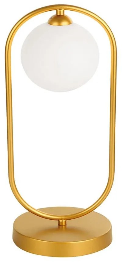 Επιτραπέζιο Φωτιστικό Fancy 4208801 Gold Viokef Metal, Glass