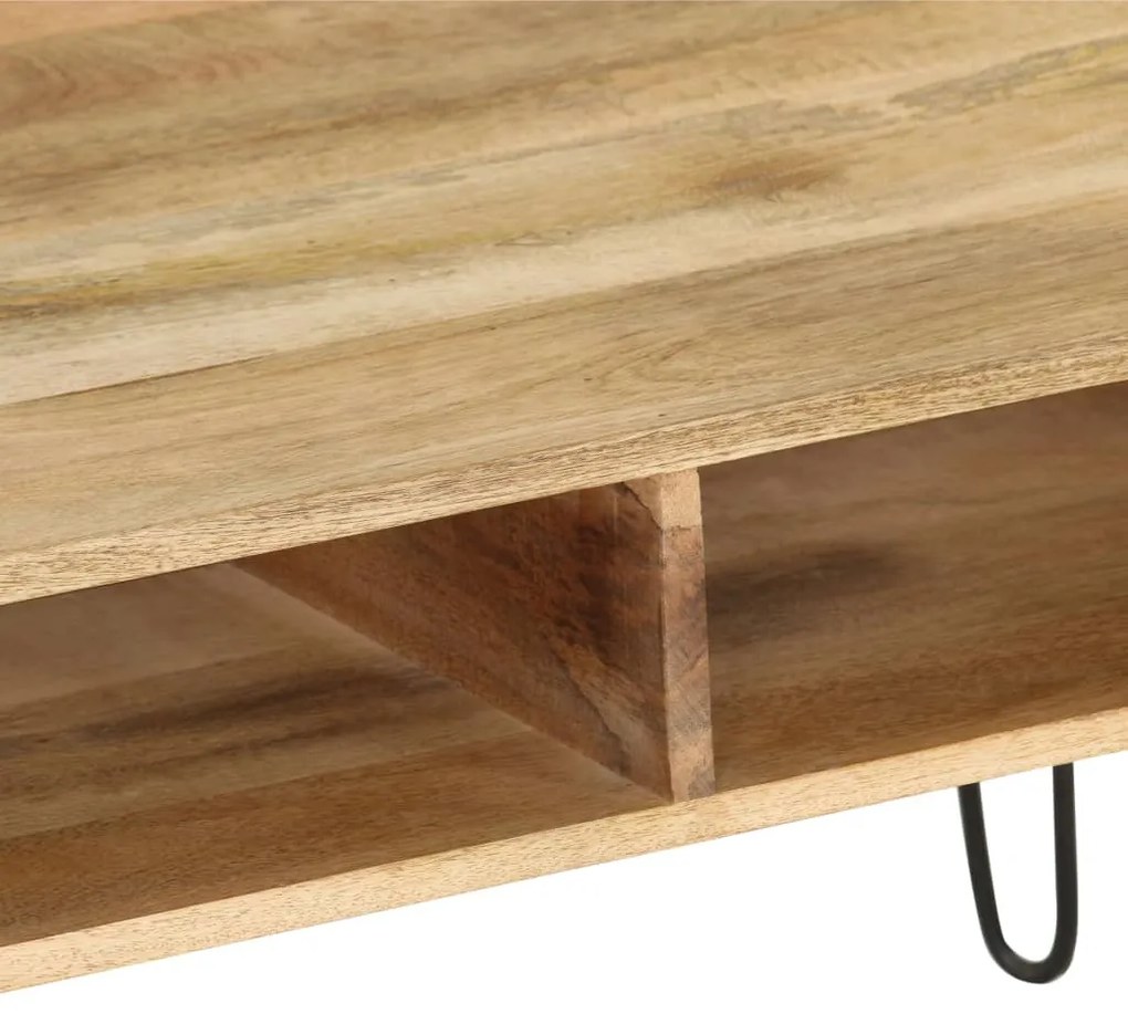 vidaXL Έπιπλο Τηλεόρασης 110 x 35 x 45 εκ. από Μασίφ Ξύλο Μάνγκο