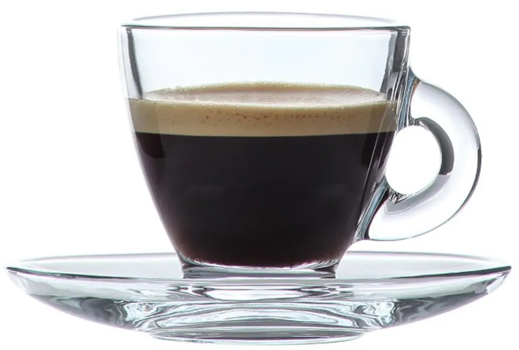 Φλυτζάνια Καφέ 225ml + Πιατάκια (Σετ 6τμχ) Lav Roma