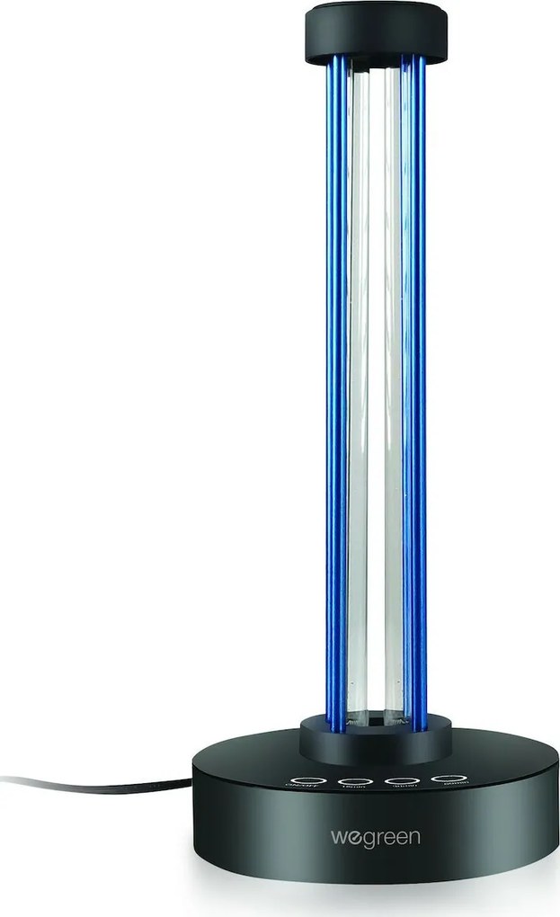 Επιτραπέζιο Φωτιστικό με Υπεριώδη Μικροβιοκτόνο Λαμπτήρα UV-C 36W ΧΩΡΙΣ ΌΖΟΝ με Αισθητήρα Κίνησης 10m WE36WDIM