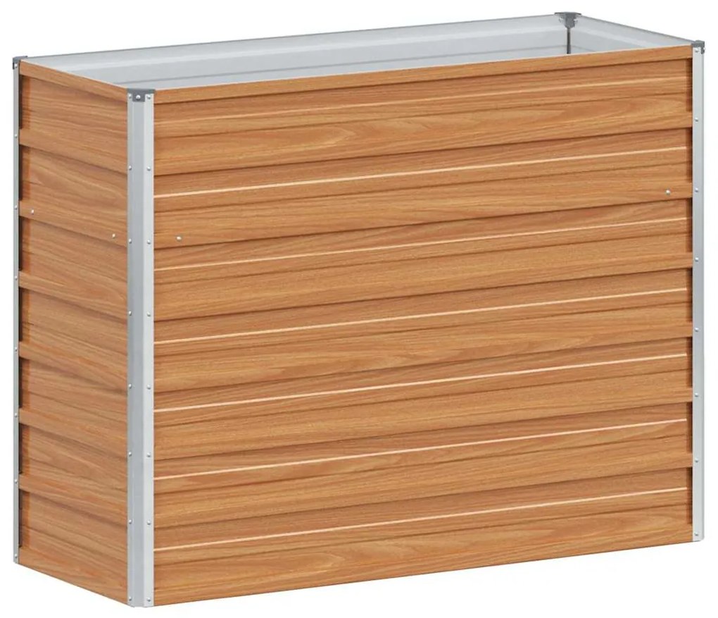 vidaXL Υπερυψωμένη Ζαρντινιέρα Ανοιχτό καφέ 100 x 40 x 77 cm