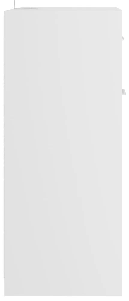 vidaXL Ντουλάπι Μπάνιου Λευκό 60 x 33 x 80 εκ. από Μοριοσανίδα